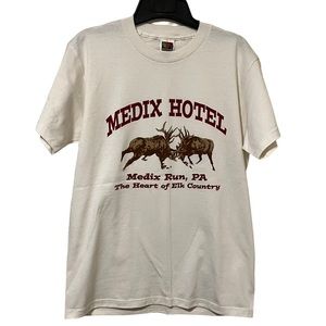 Vintage Medix Hotel Elk Medix Run, Pa Heart of Elk Country Benezette Tee